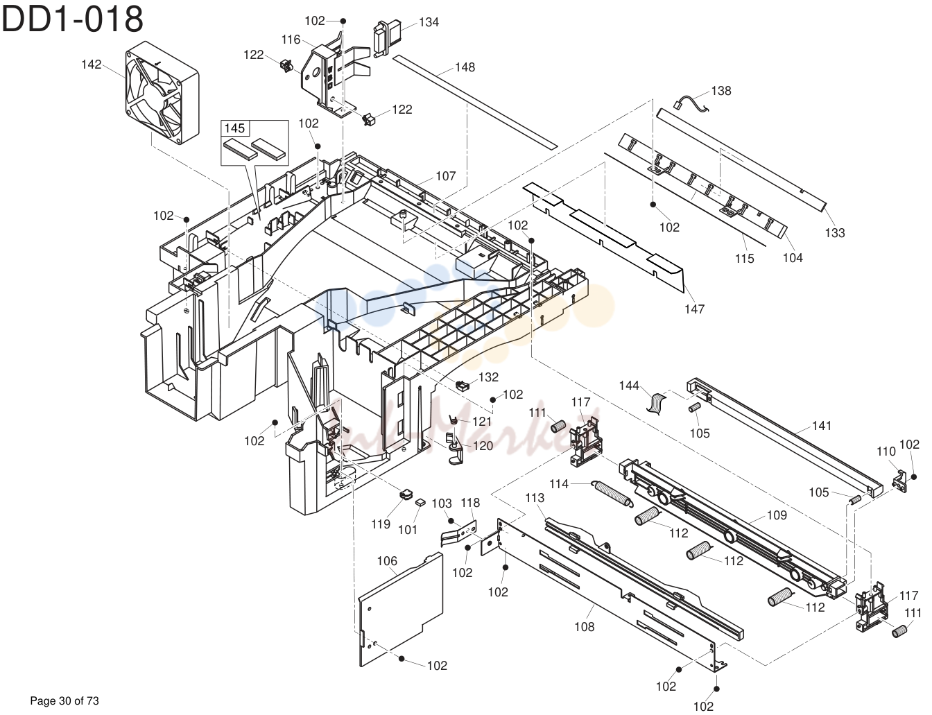 Printer chassis 2