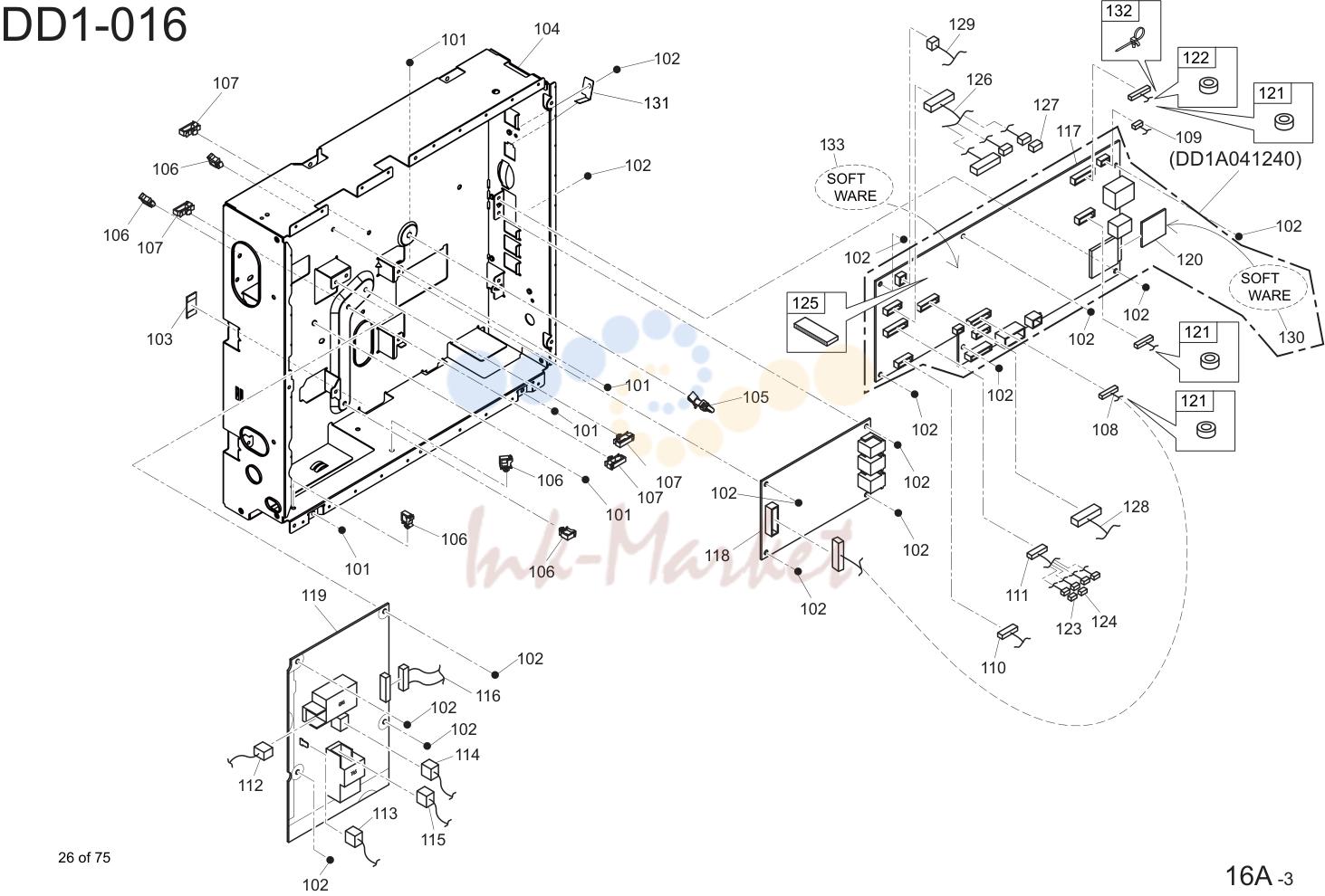 Printer pcb main