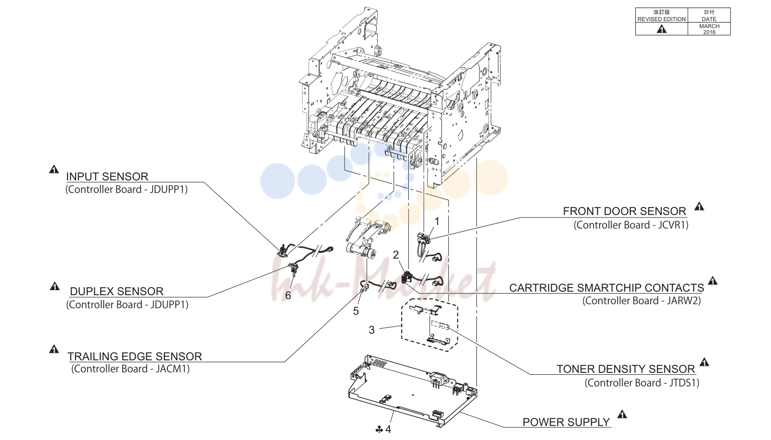 Main power supply секция (P3)