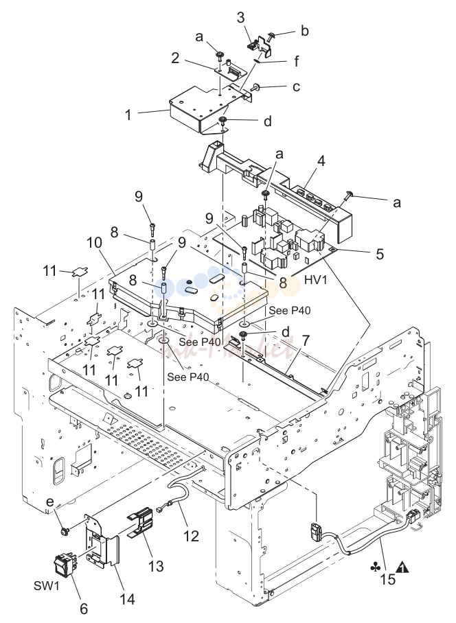 Print head секция (P6)