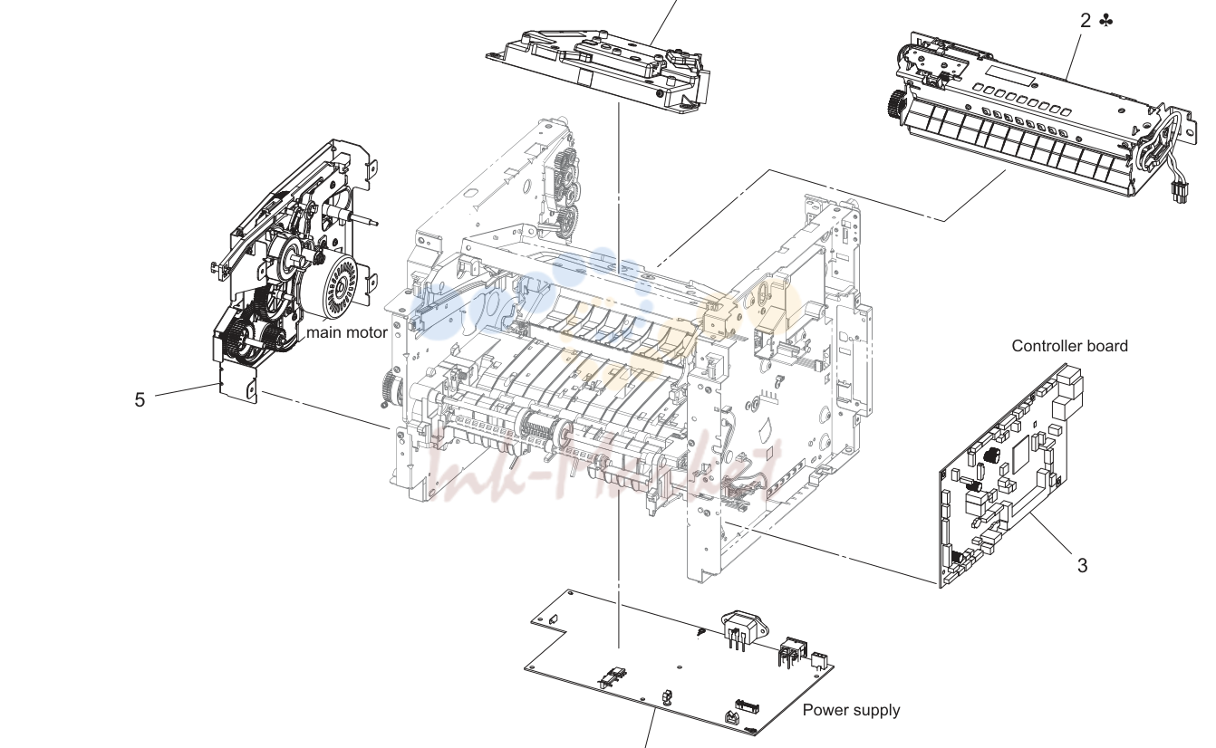 Electrical components секция (P3)