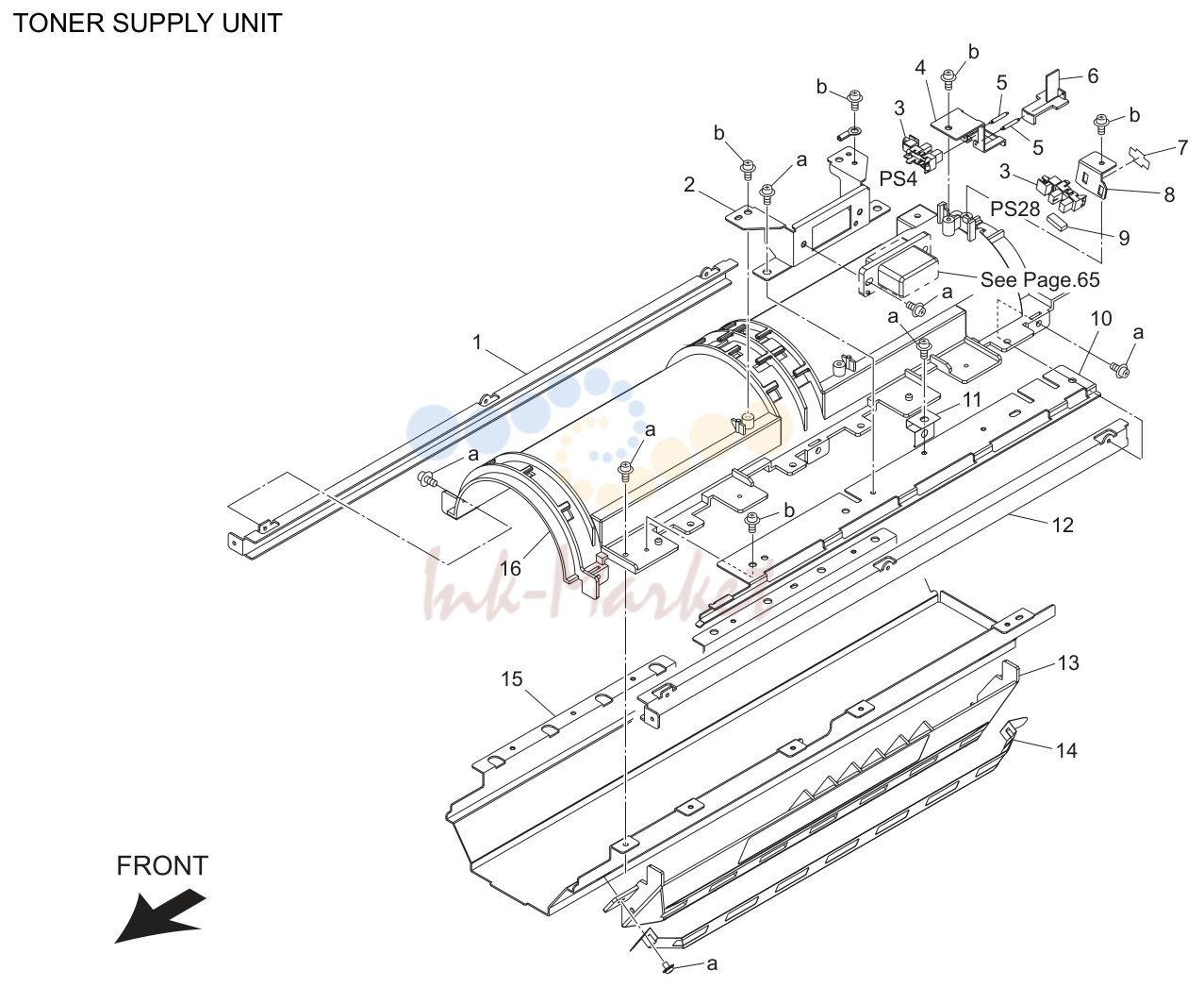 Тонер supply узел (P29)