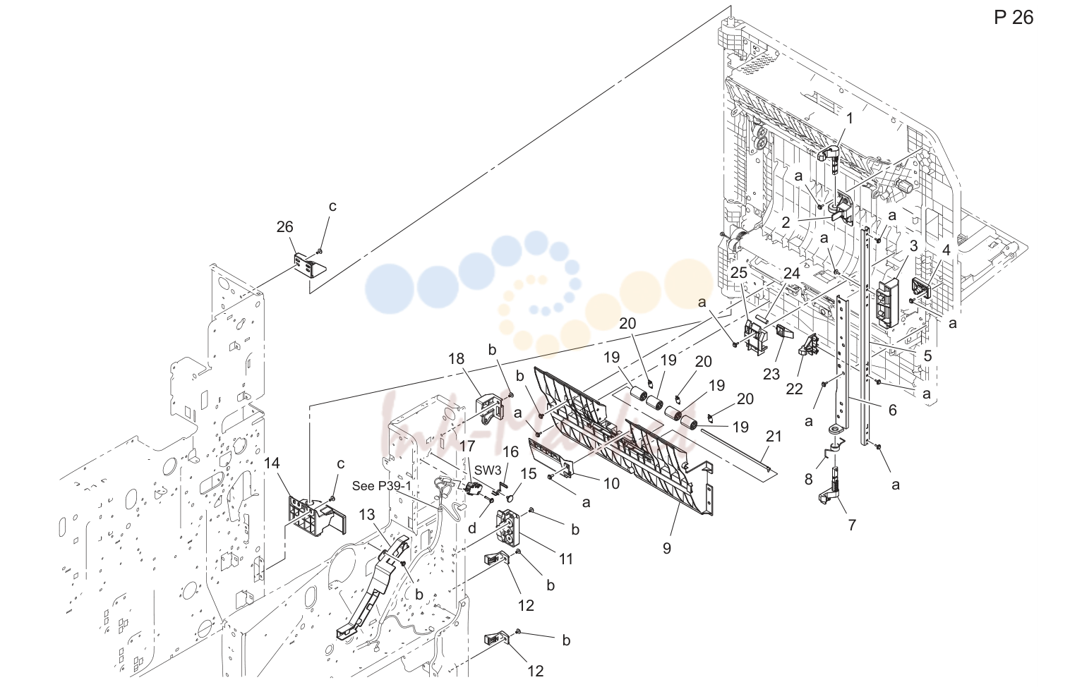 Vertical conveyance door секция (P26)