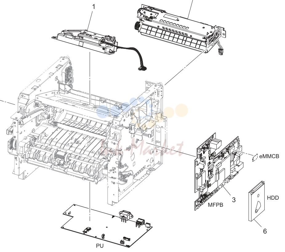 Electrical components секция (P3)