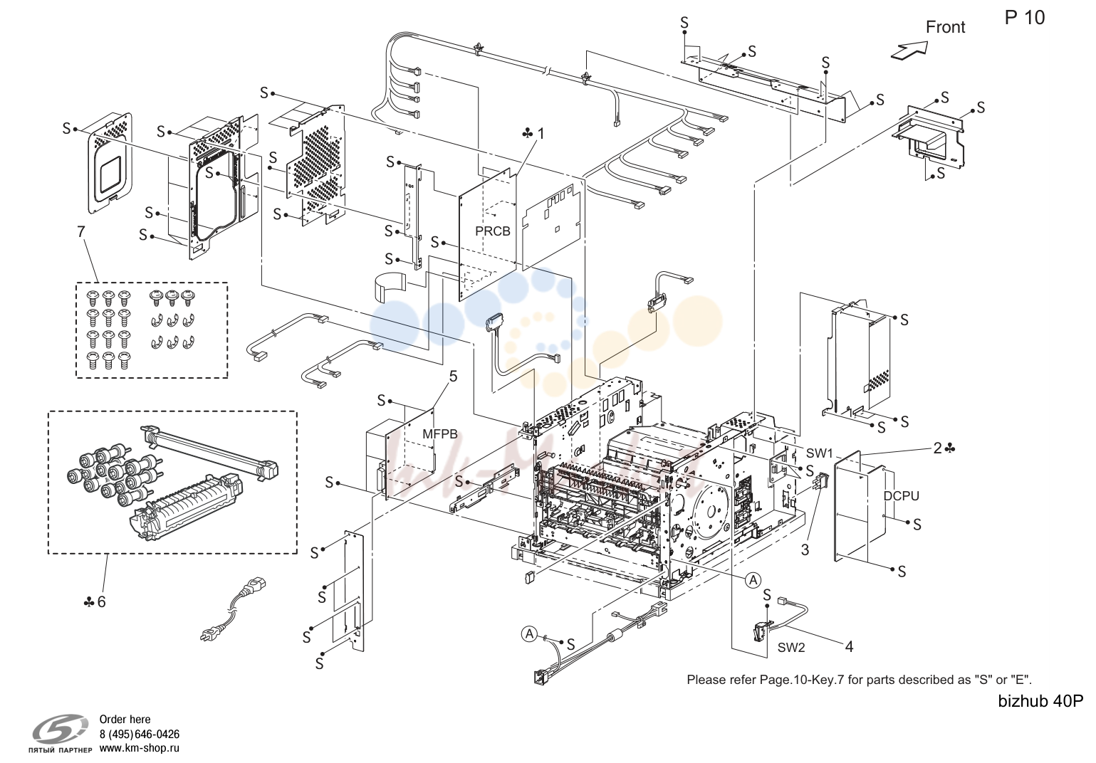 Electrical components (P10)