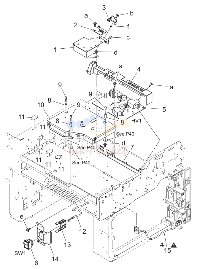 Print head секция (P6)