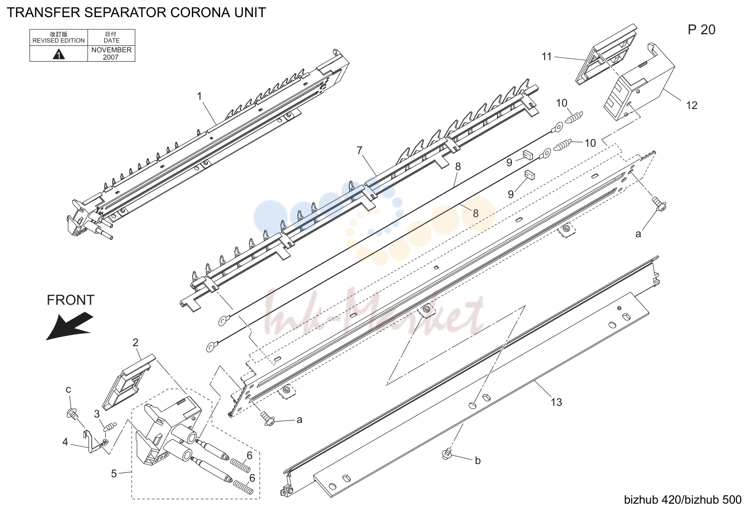 Перенос separator corona узел (P20)