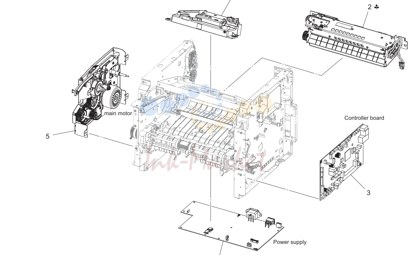 Electrical components секция (P3)