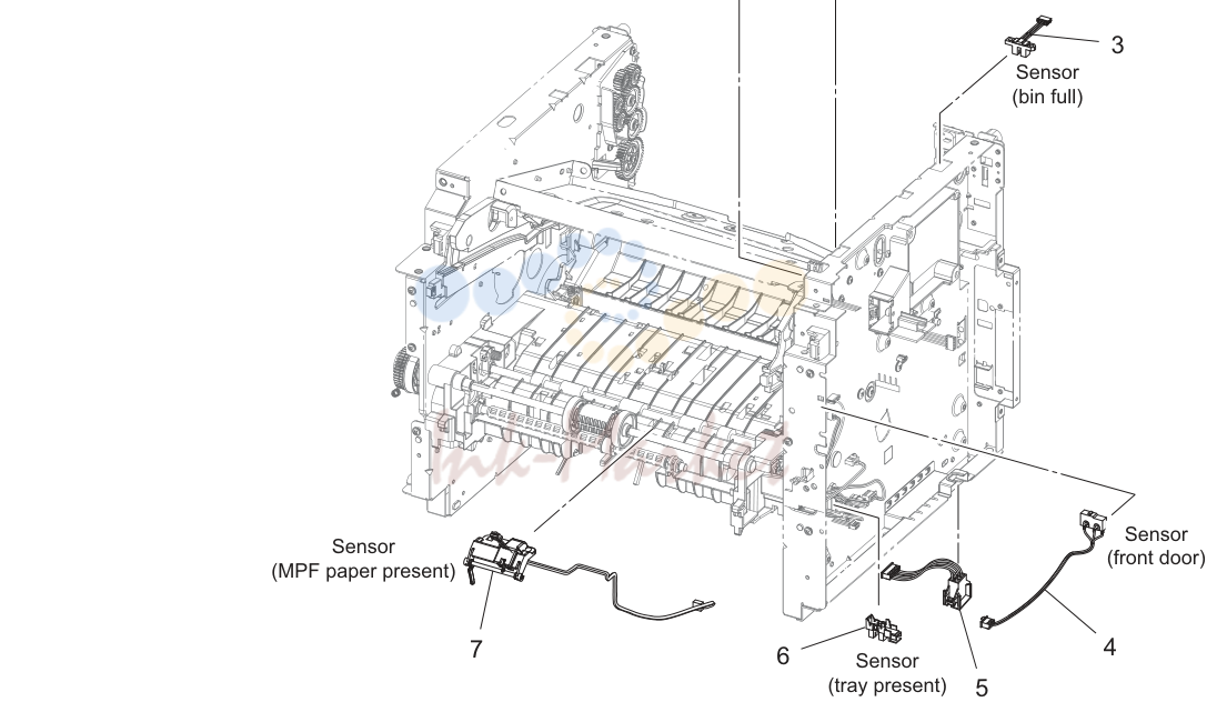Electrical components секция (P5)