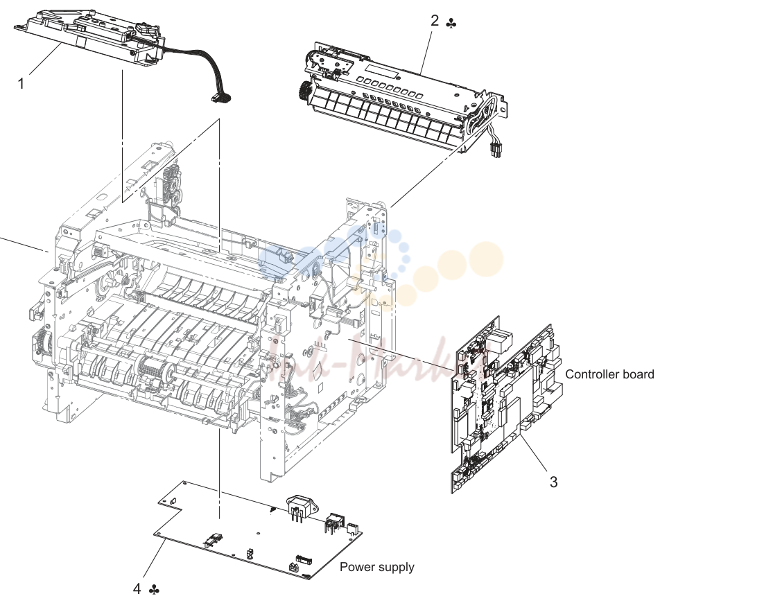 Electrical components секция (P3)