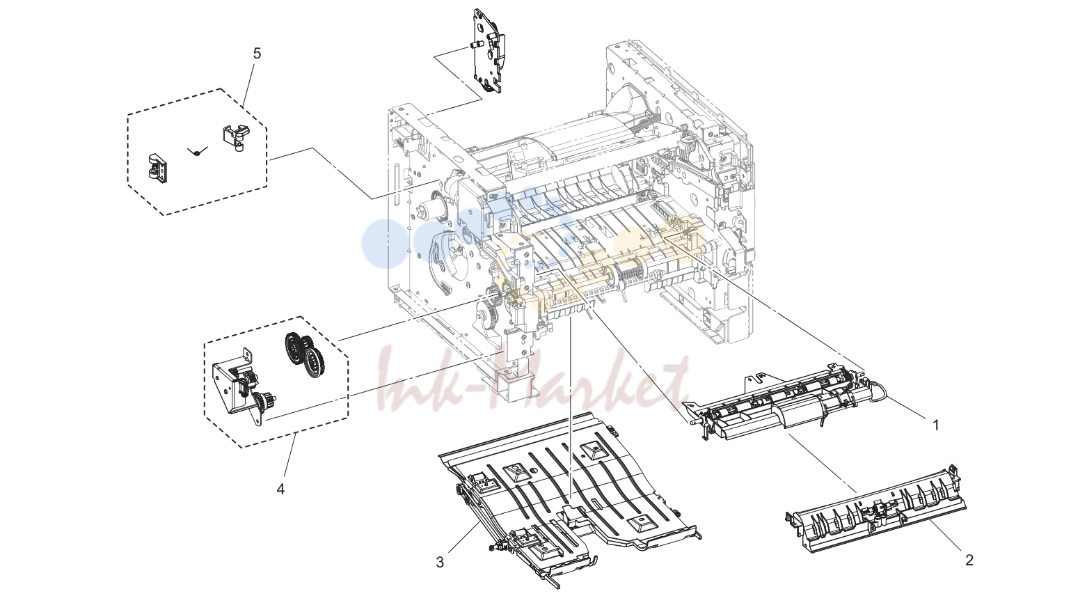 Paper transport секция (P7)