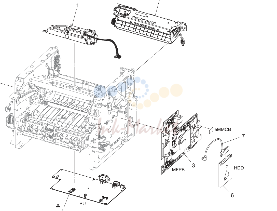 Electrical components секция (P3)