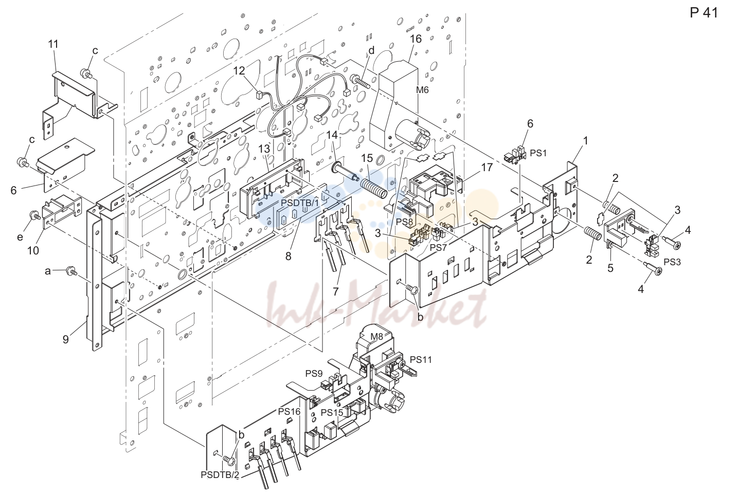 Size detecting секция (P41)