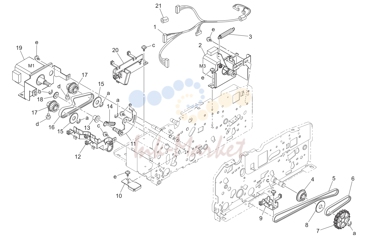 Adf drive секция (P11)