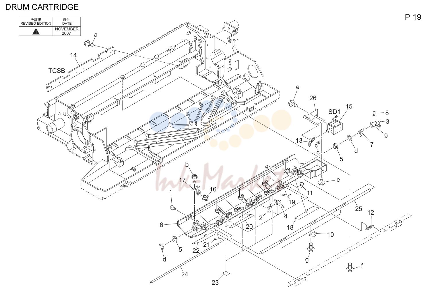 Барабан cartridge (P19)