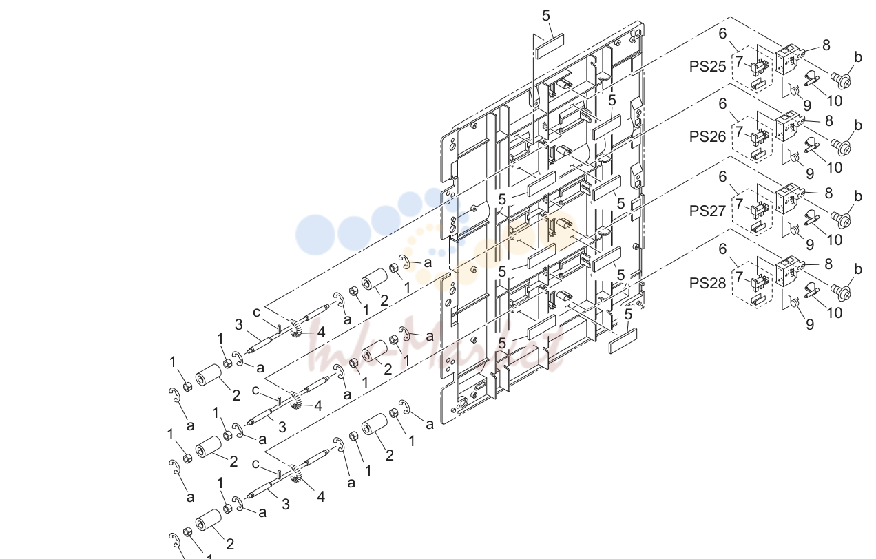 Vertical conveyance узел (P61)