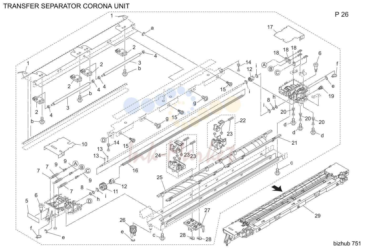 Перенос separator corona узел (P26)