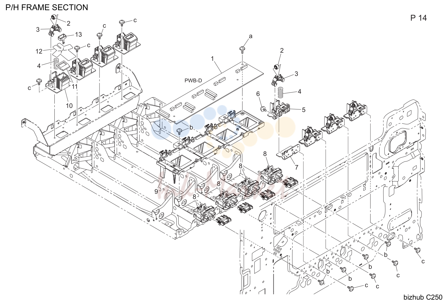 16. P/H FRAME SECTION