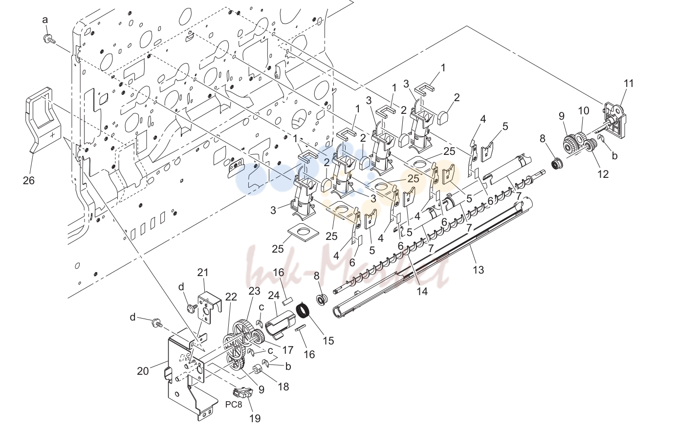 27. WASTE TONER TRANSPORT SECTION
