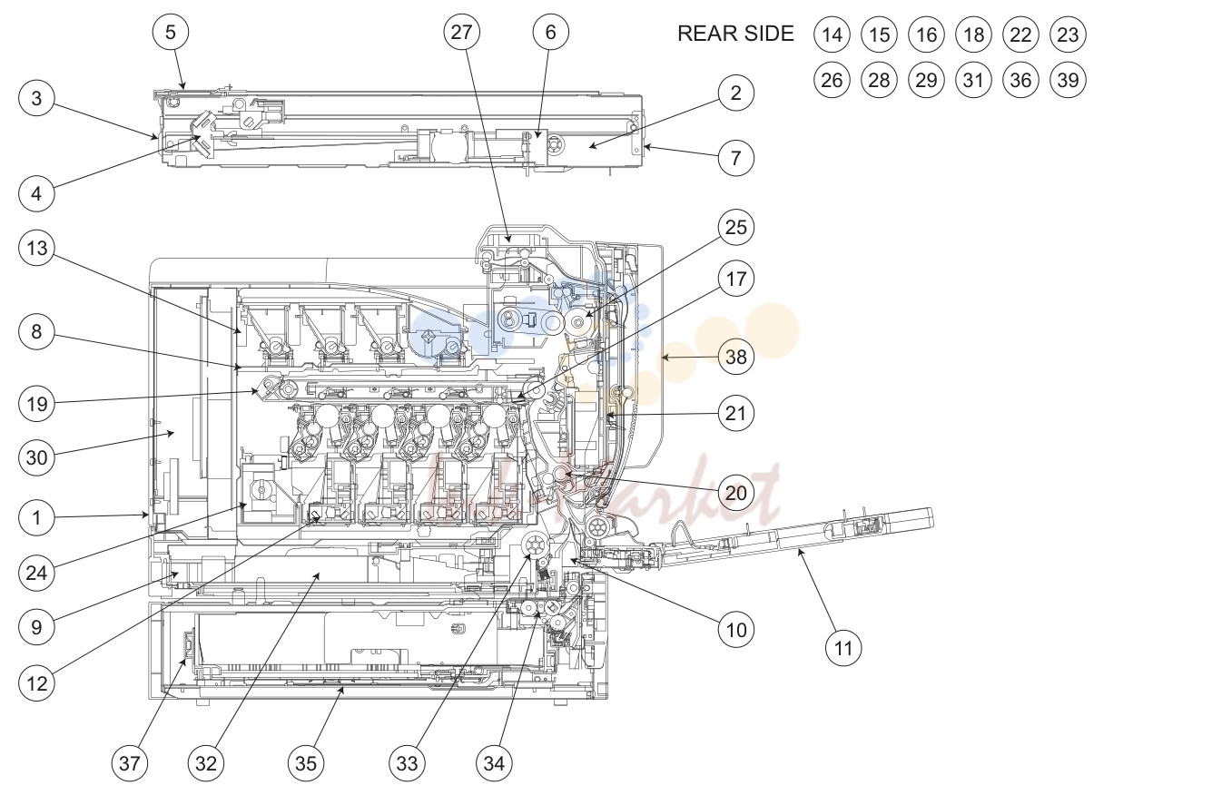 2. DIAGRAM OF MAIN PARTS SECTION