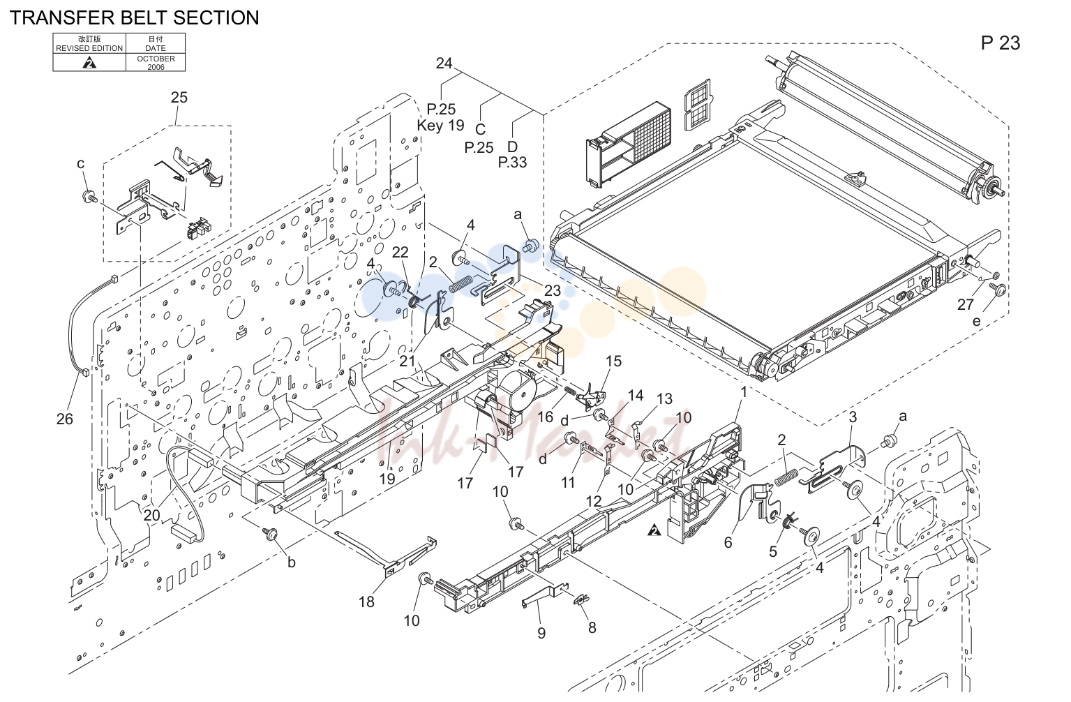 24. TRANSFER BELT SECTION