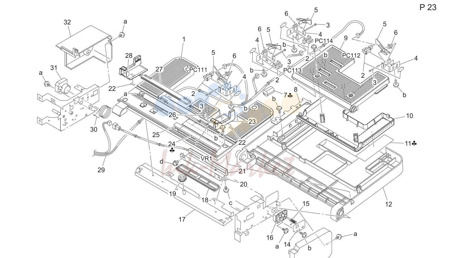 25. MULTI MANUAL FEED SECTION