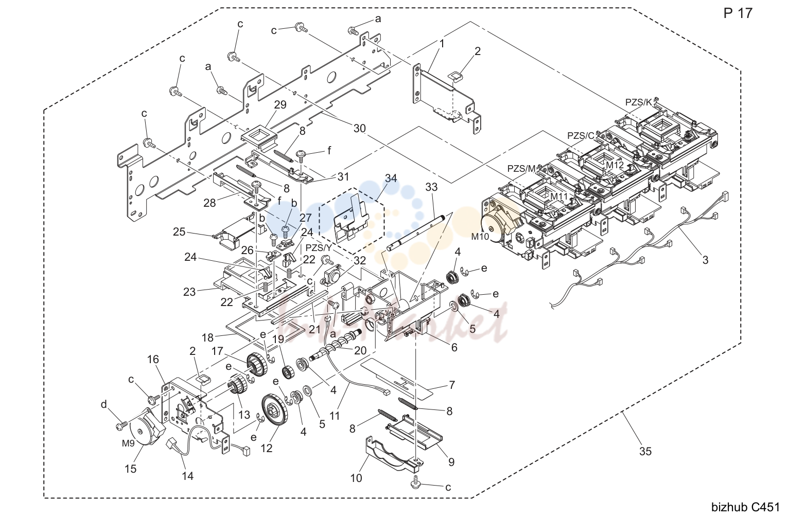 19. TONER SUPPLY SECTION