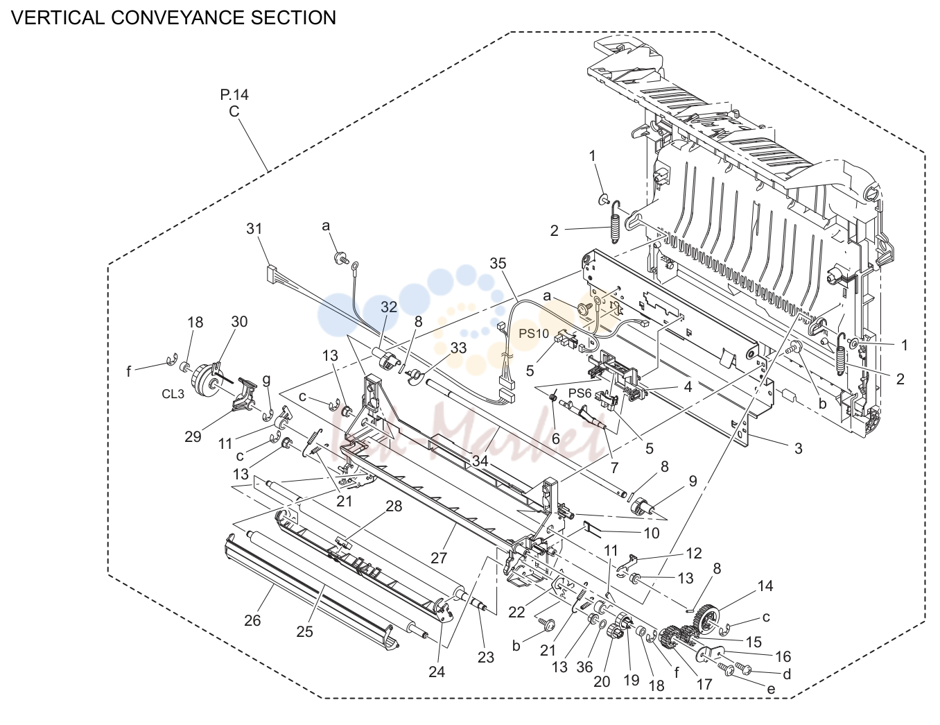 Vertical conveyance секция (P16)