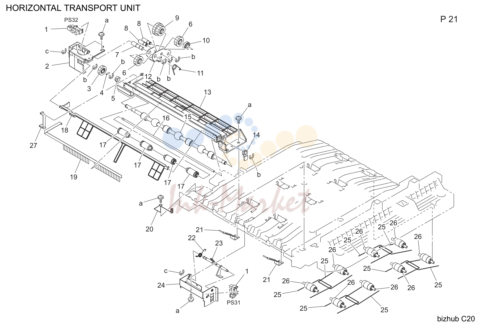 Horizontal transport узел (P21)