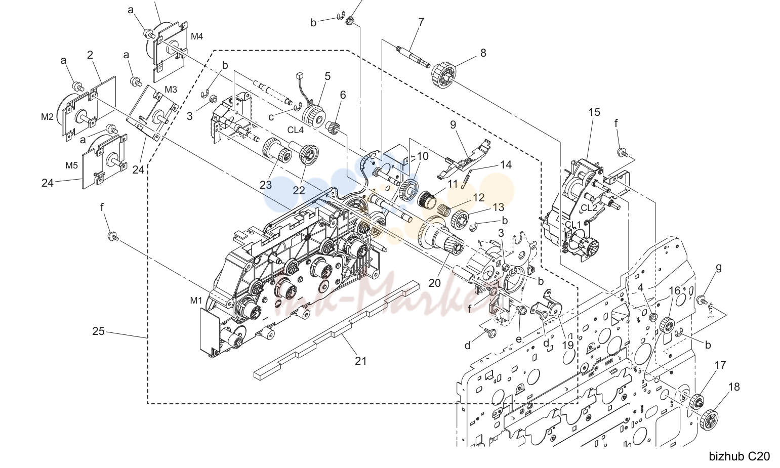 Main drive секция (P25)