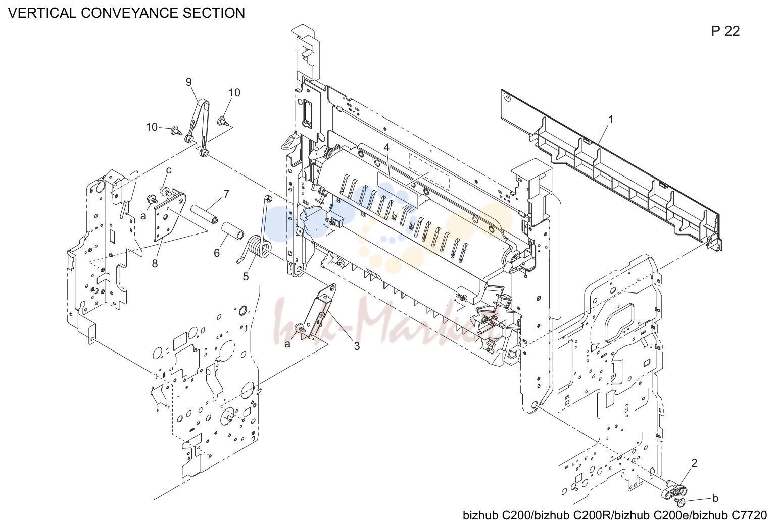 Vertical conveyance секция (P22)