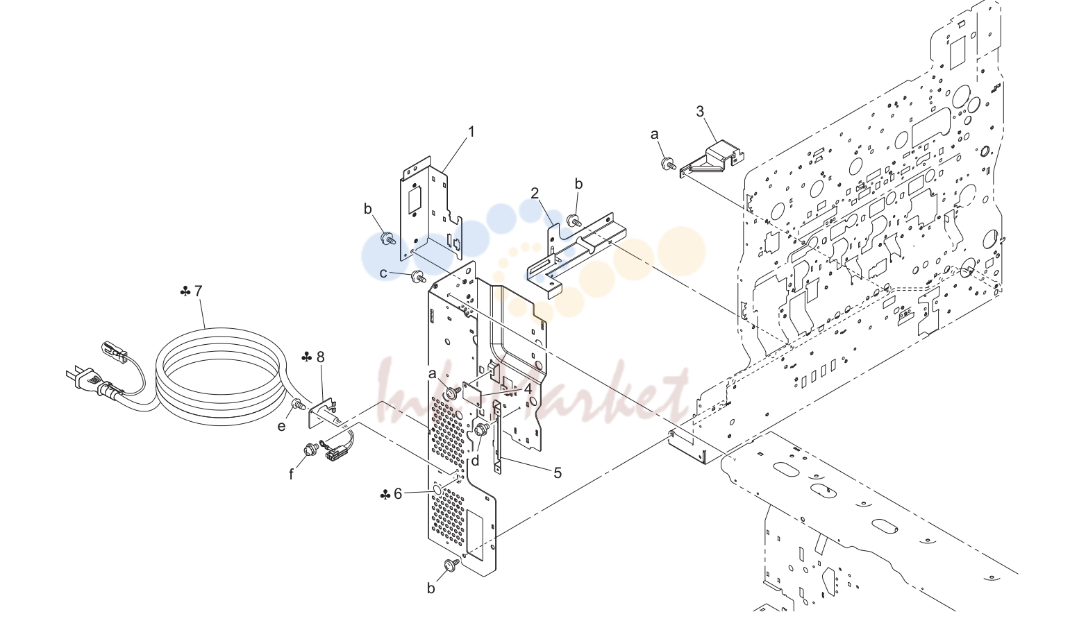 Rear electrical секция (P34)