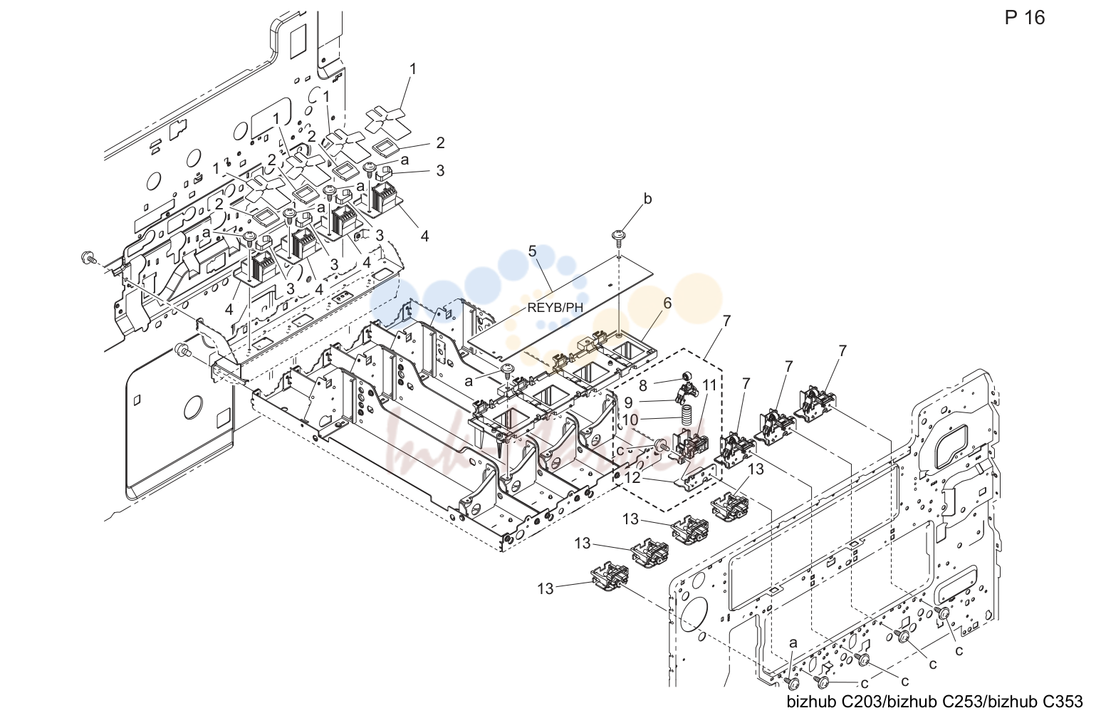 18. P/H FRAME SECTION