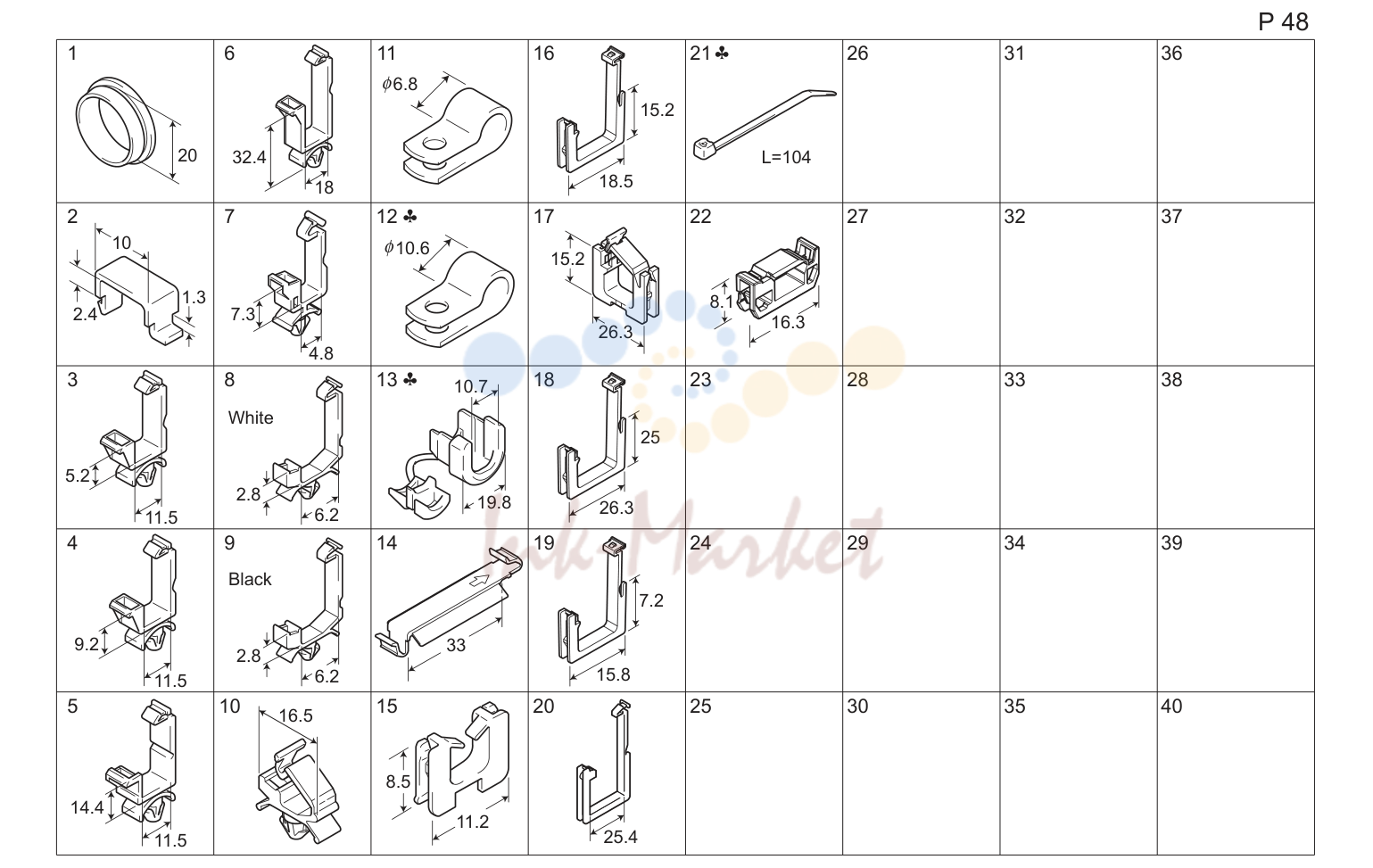 Wiring accessories and jigs