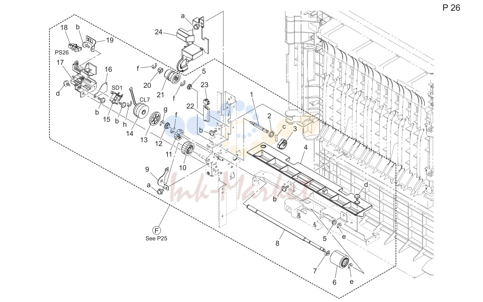 Vertical conveyance door секция (P26)