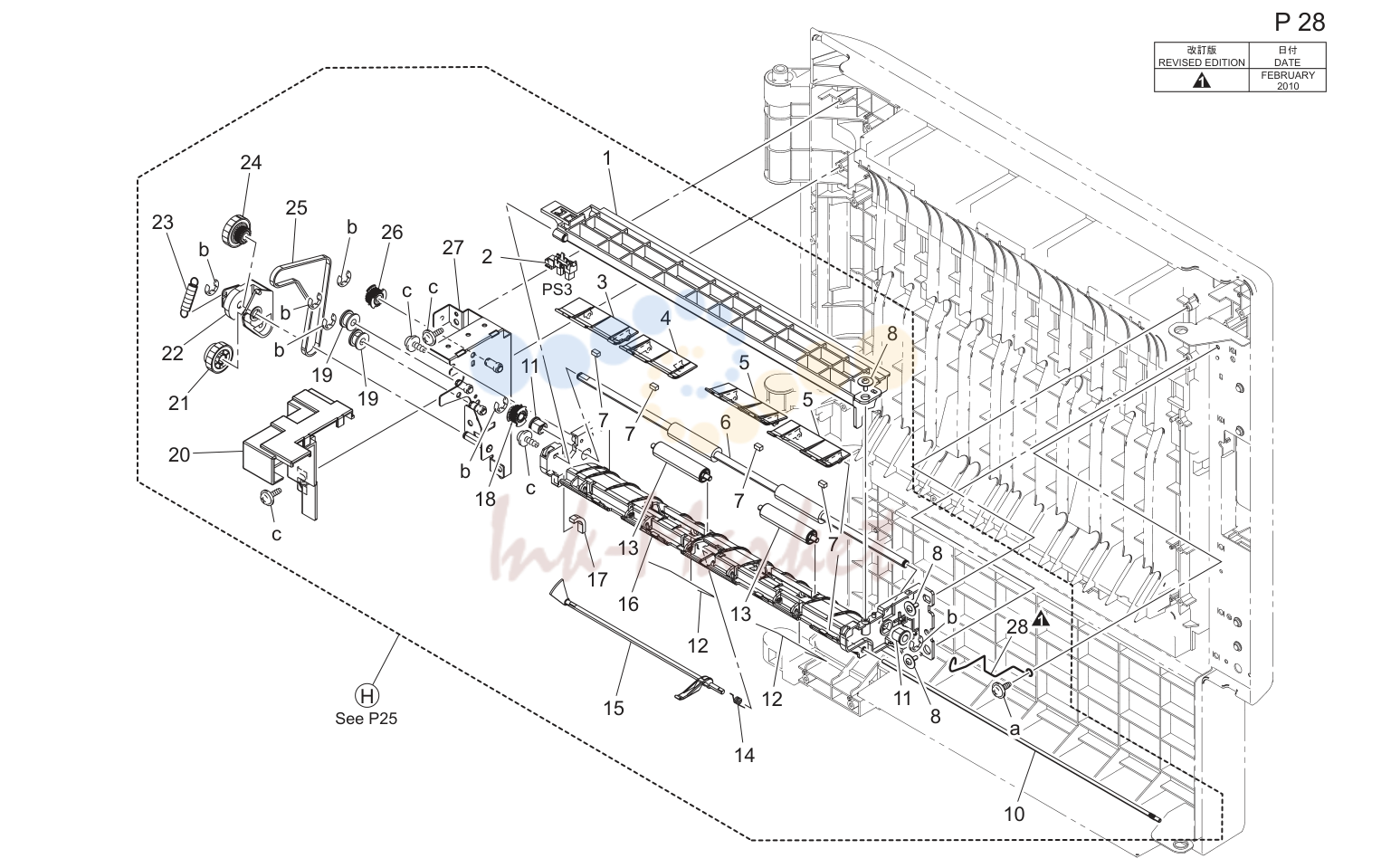 Vertical conveyance door секция (P28)