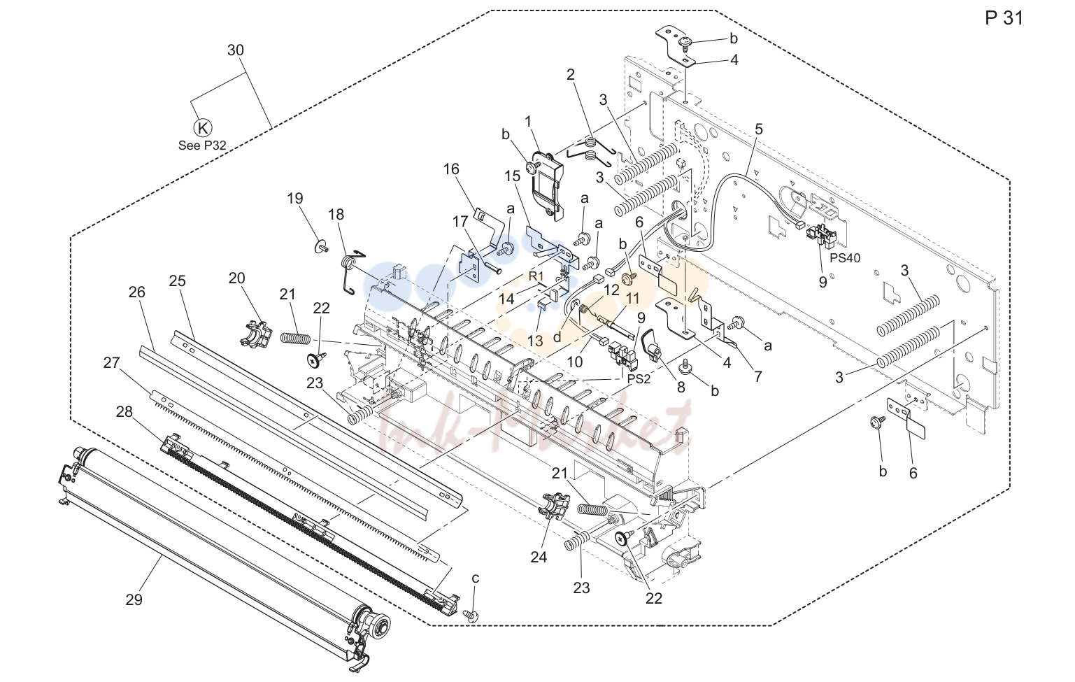Vertical conveyance секция (P31)