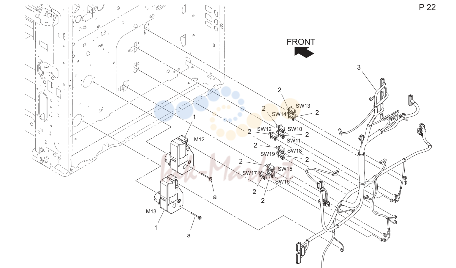 Paper size detection секция (P22)