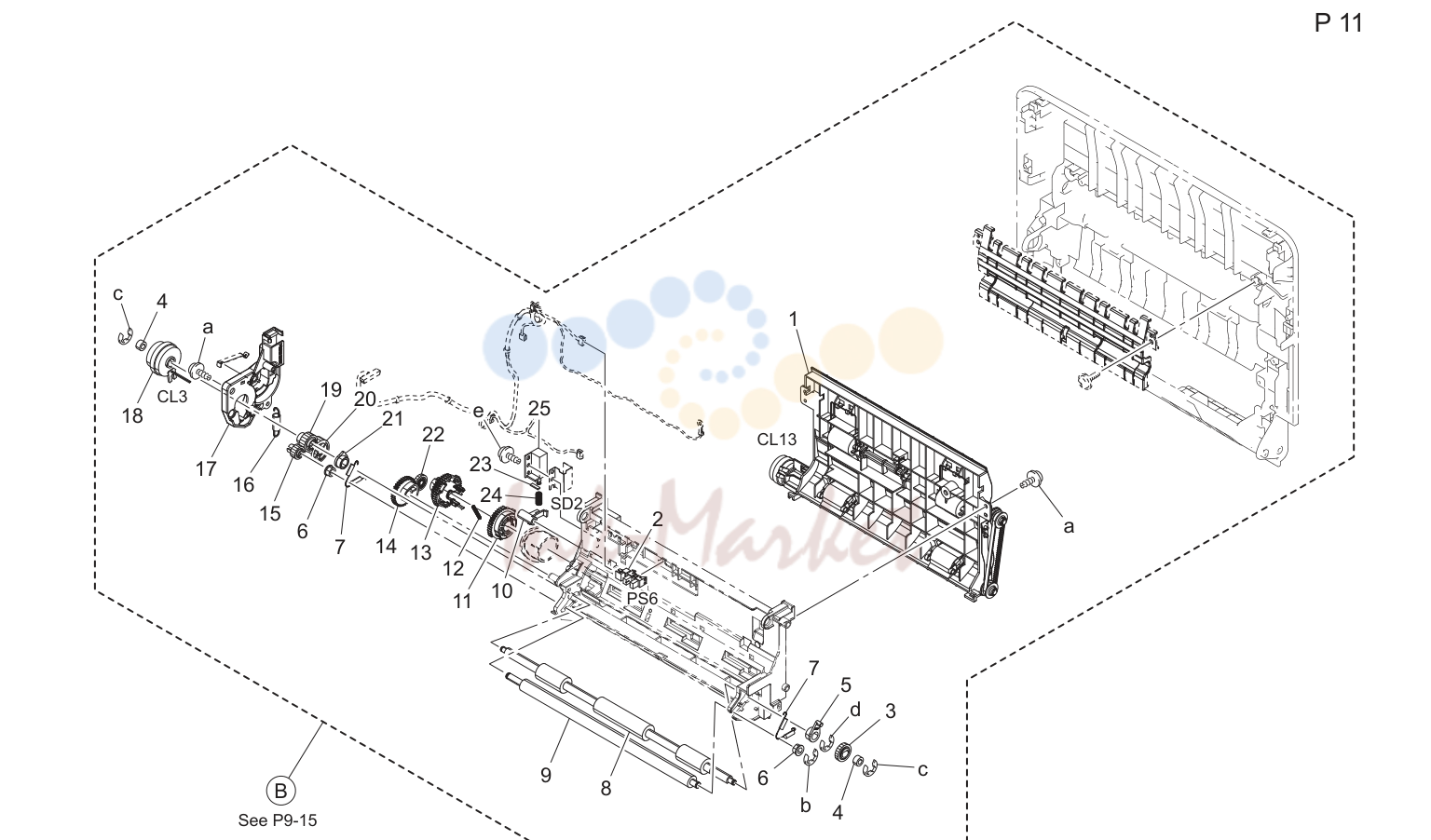 Vertical conveyance секция (P11)