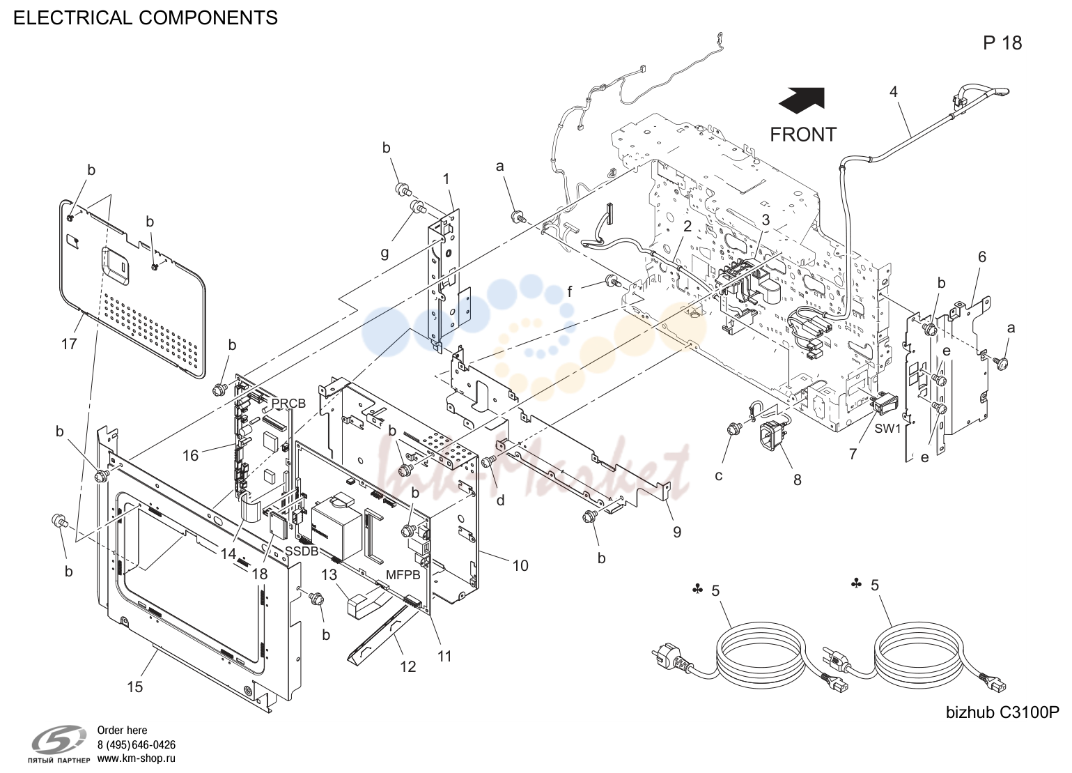 Electrical components (P18)