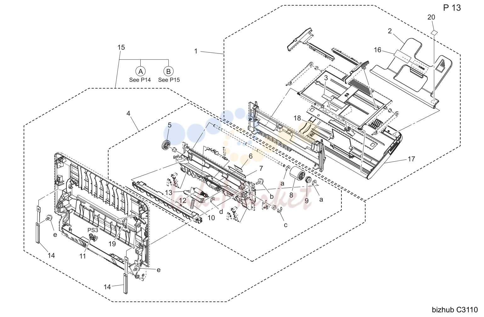 Vertical conveyance секция (P13)