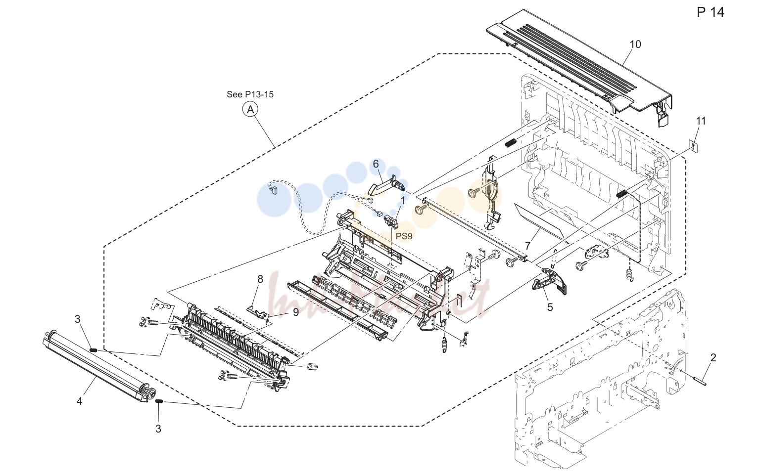 Vertical conveyance секция (P14)