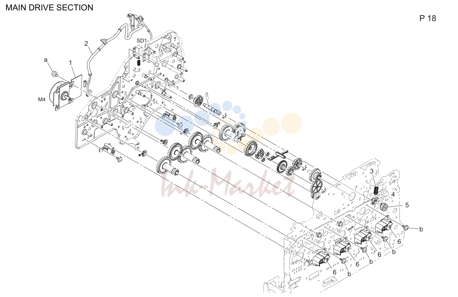 Main drive секция (P18)