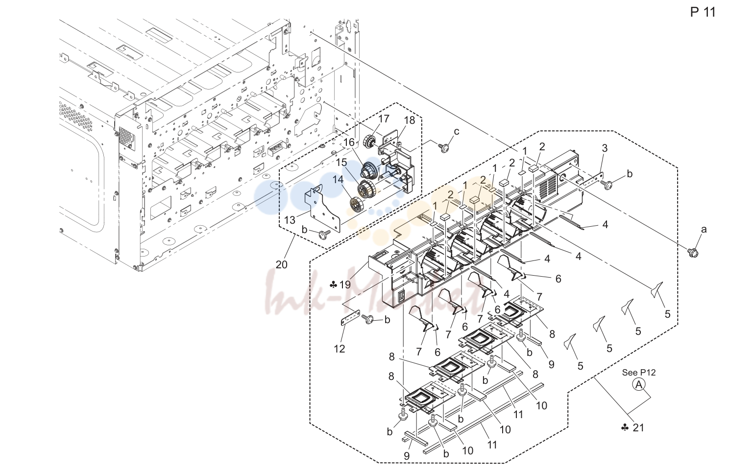 13. TONER SUPPLY SECTION
