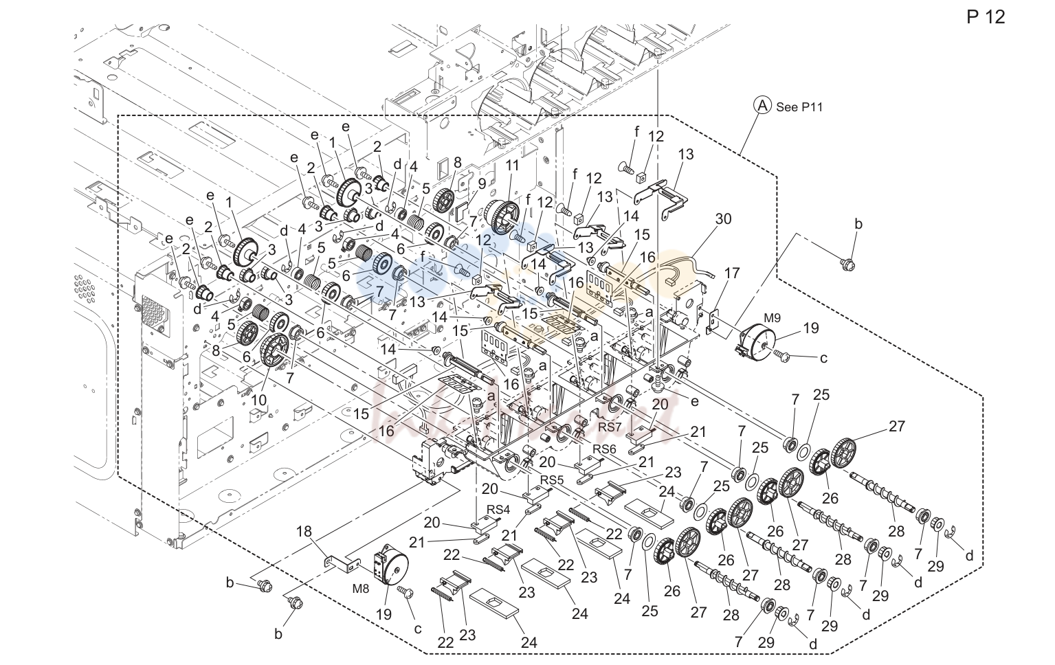 14. TONER SUPPLY SECTION