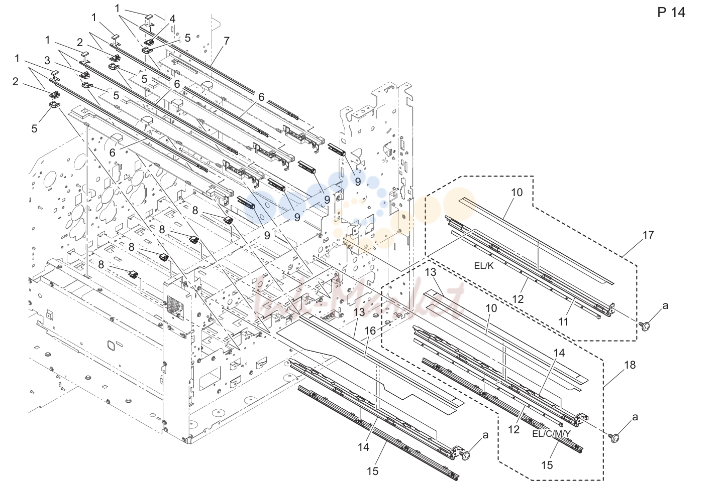16. ERASE LAMP SECTION
