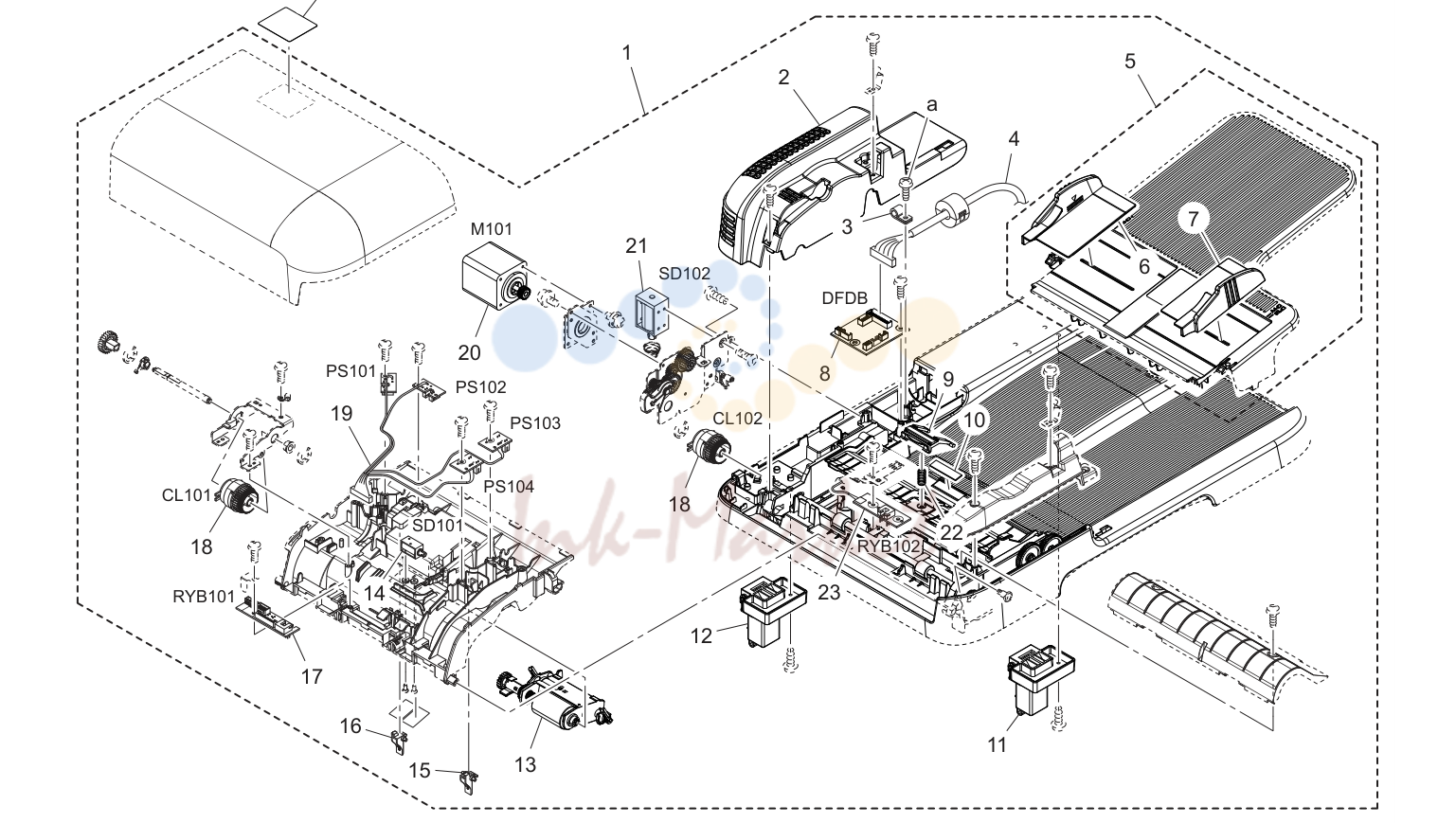 Auto document feeder секция (P1)