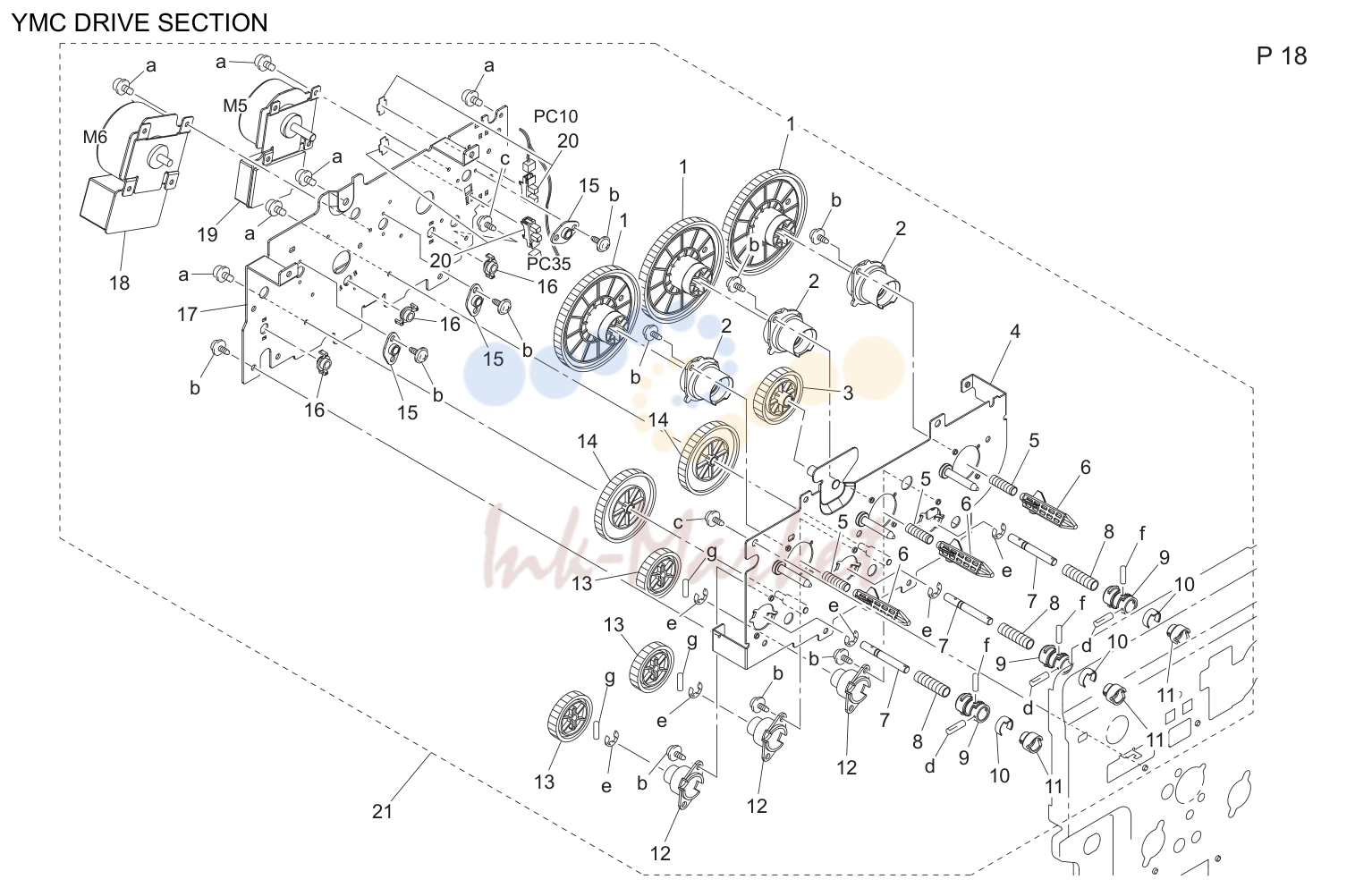 20. YMC DRIVE SECTION