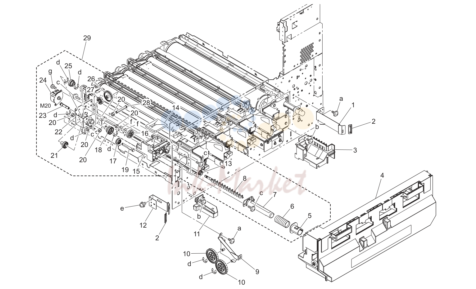 22. TONER COLLECT SECTION