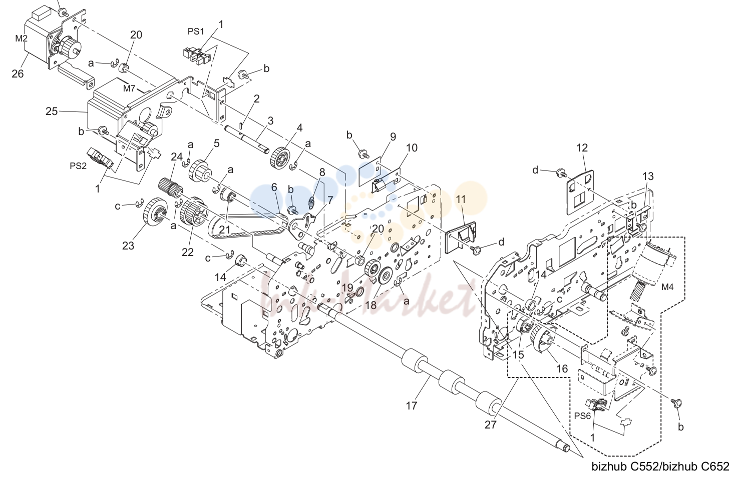 Adf drive секция (P10)